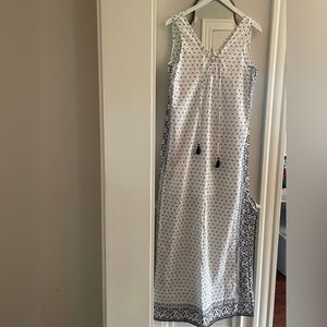 Vineyard Vines Fan Border Beach Maxi Dress NWT